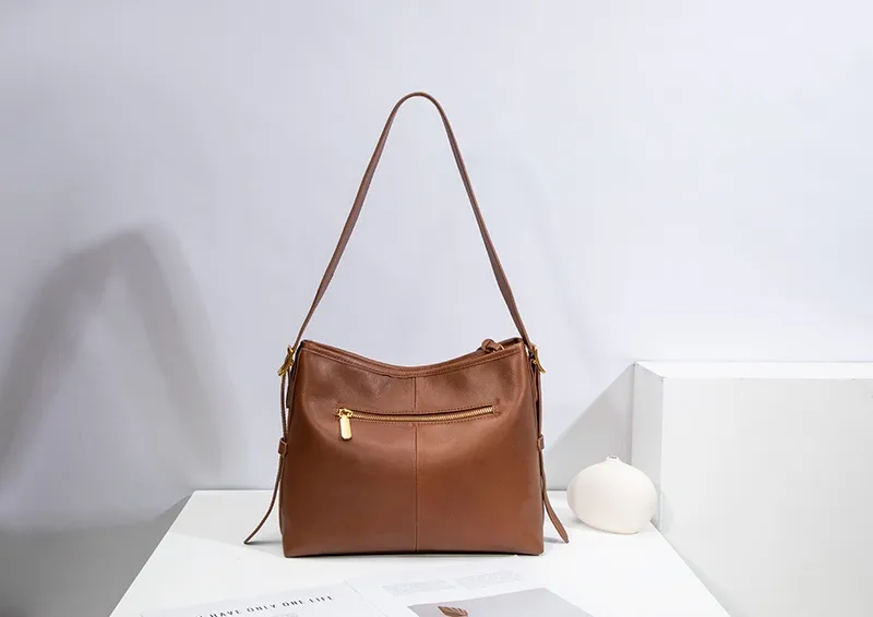 OEM Crossbody Bag High-quality Retro shoulder Bag Fashionable Handbag Genuine Leather Women's Bag