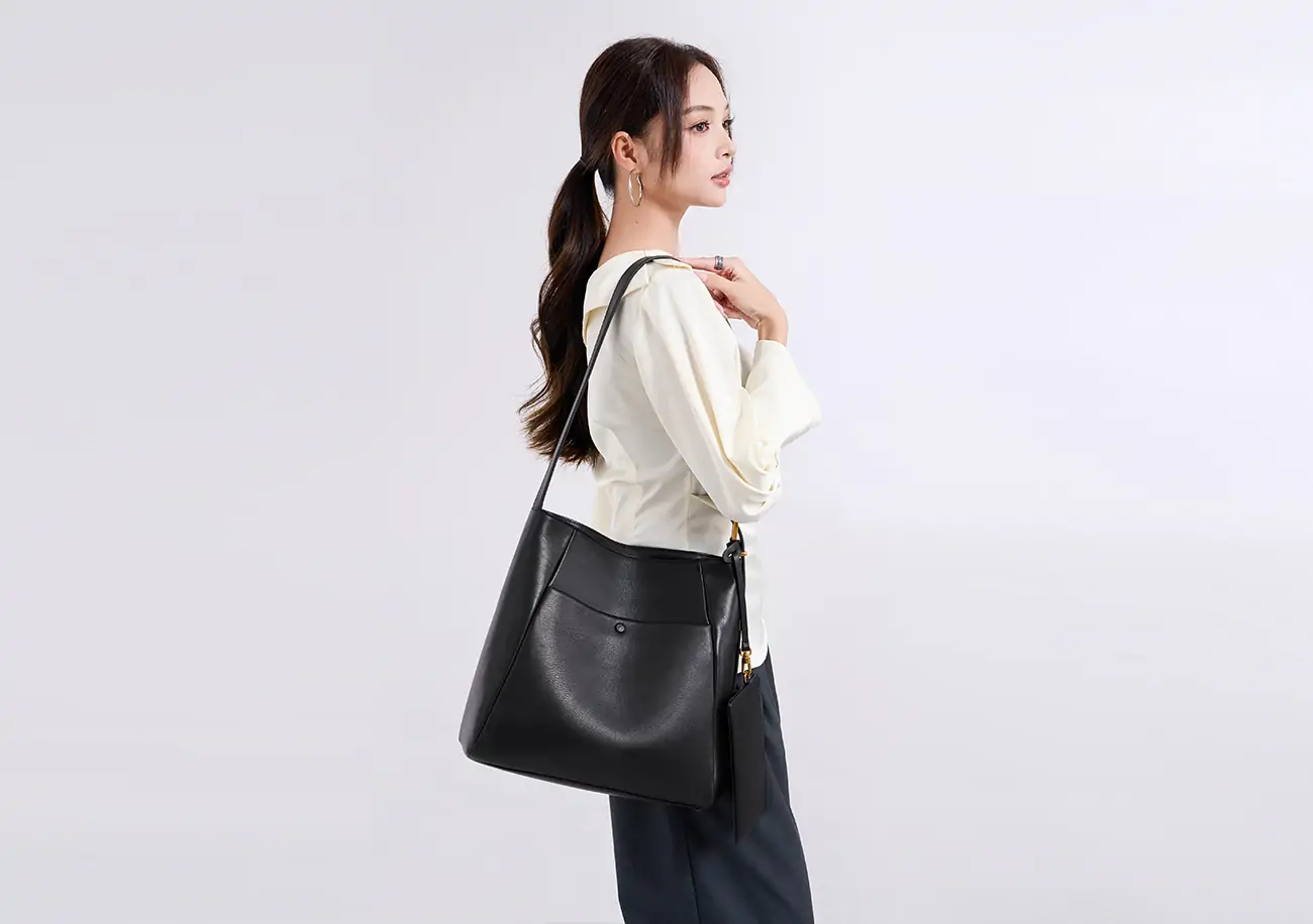 OEM Fashion Designer Tote Handbags Women High Quantity Genuine Leather Shoulder Bag for Lady