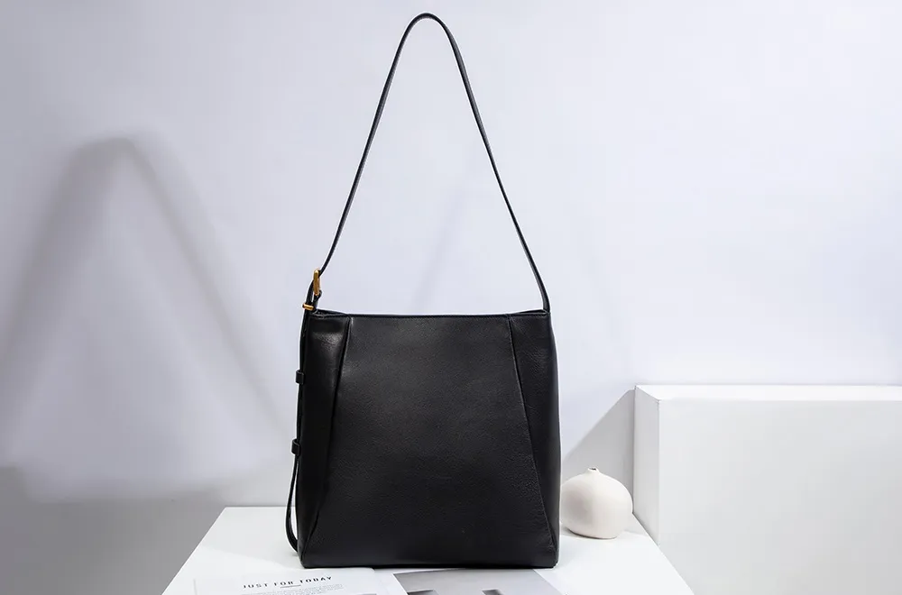 OEM Fashion Designer Tote Handbags Women High Quantity Genuine Leather Shoulder Bag for Lady