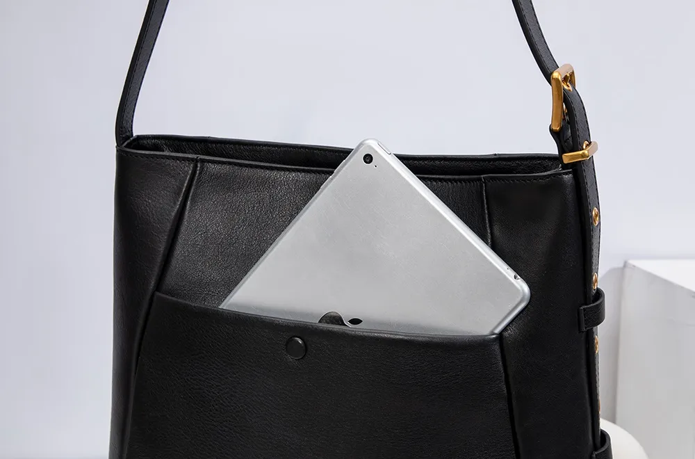 OEM Fashion Designer Tote Handbags Women High Quantity Genuine Leather Shoulder Bag for Lady