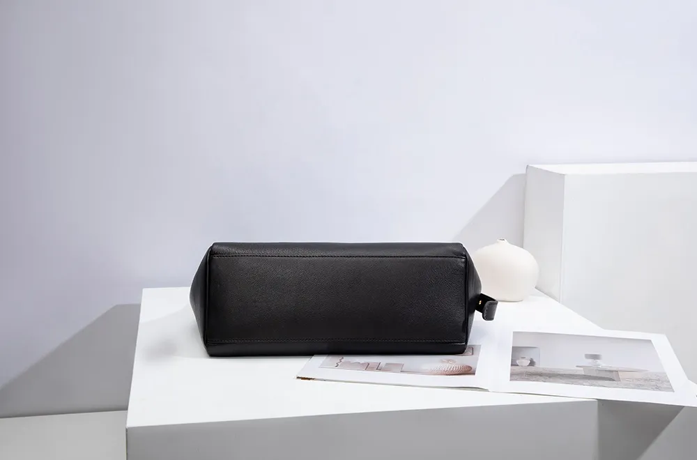 OEM Fashion Designer Tote Handbags Women High Quantity Genuine Leather Shoulder Bag for Lady