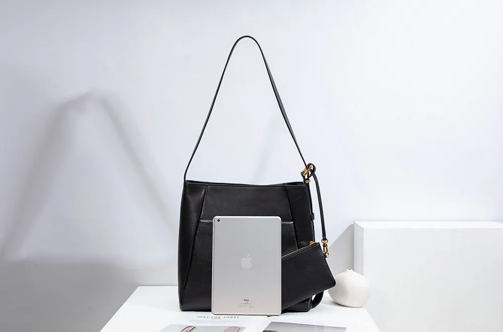 OEM Fashion Designer Tote Handbags Women High Quantity Genuine Leather Shoulder Bag for Lady