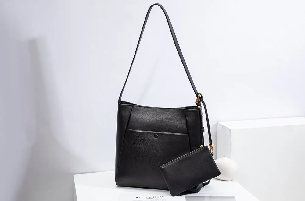 OEM Fashion Designer Tote Handbags Women High Quantity Genuine Leather Shoulder Bag for Lady