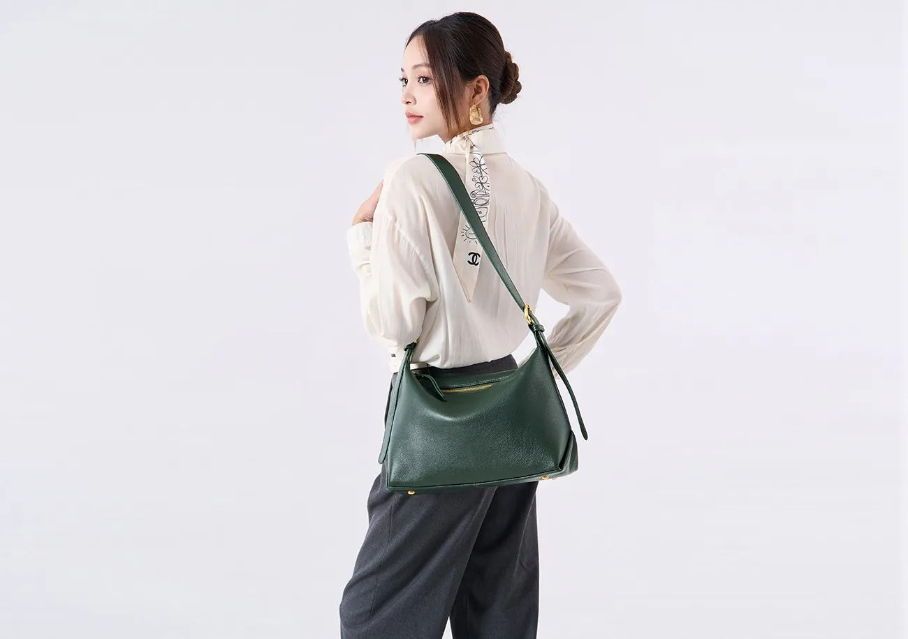 Hot Sale New Arrival Custom Women's Genuine Leather Shoulder Bag Big Capacity Waterproof Portable Handbags Tote Bag