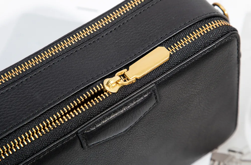 BALIYA H98073 ladies' top layer cowhide shoulder bag satchel handbag small square bag