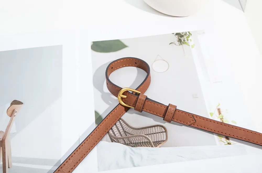 Baliya Top Layer Cowhide T-Shaped Hardware Buckle Shoulder Bag Classic Elegant Genuine Leather Women's Bag