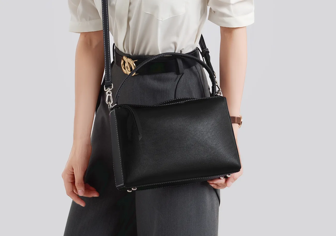 BALIYA Luxury Factory-Crafted Leather Handbag - Women's Stylish Convertible Crossbody Bag