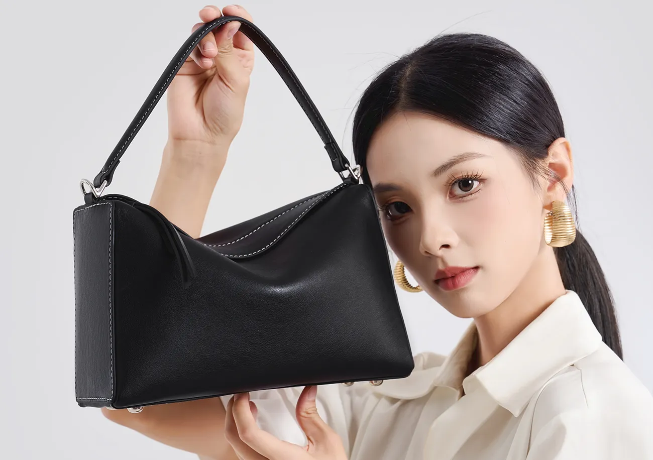 BALIYA Luxury Factory-Crafted Leather Handbag - Women's Stylish Convertible Crossbody Bag