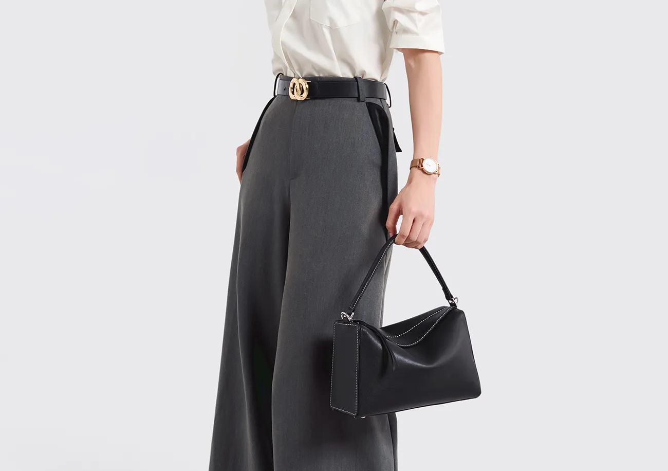 BALIYA Luxury Factory-Crafted Leather Handbag - Women's Stylish Convertible Crossbody Bag