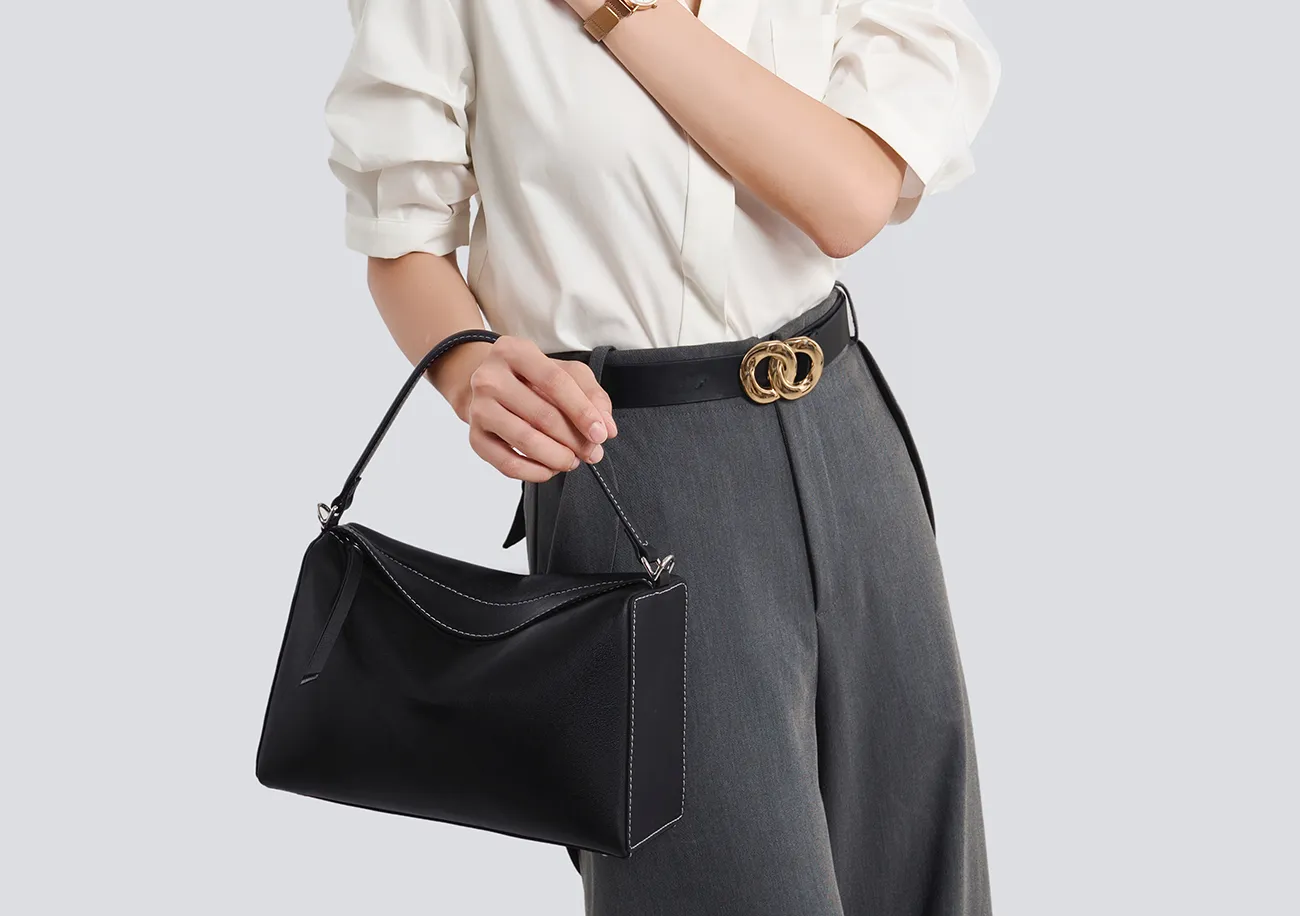 BALIYA Luxury Factory-Crafted Leather Handbag - Women's Stylish Convertible Crossbody Bag