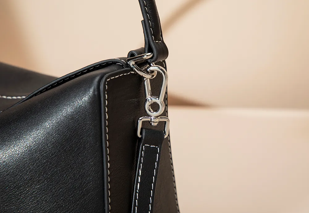 Top-Grain Cowhide Leather and Premium Hardware