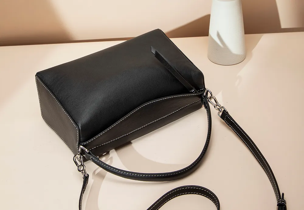 BALIYA Luxury Factory-Crafted Leather Handbag - Women's Stylish Convertible Crossbody Bag